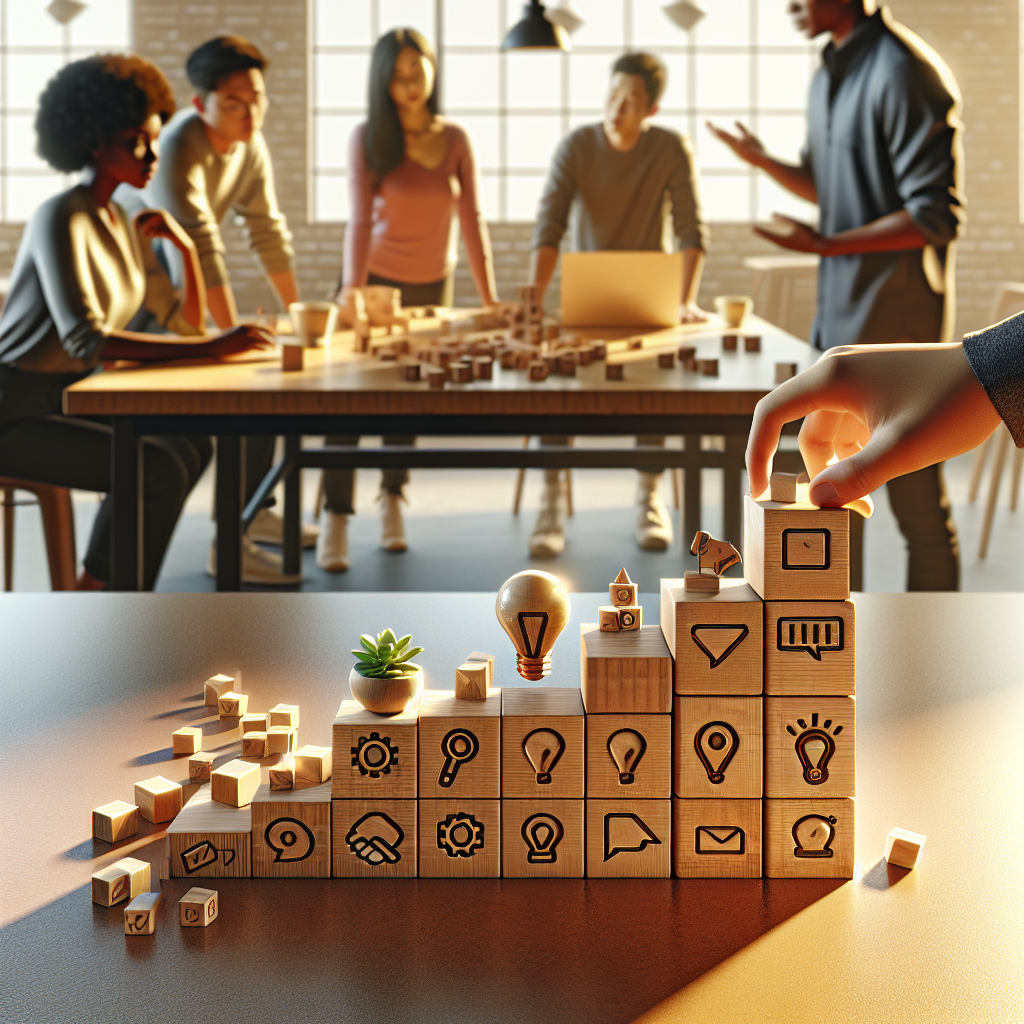 Unternehmer prüft Steuerunterlagen am Schreibtisch mit Laptop, Akten und Taschenrechner