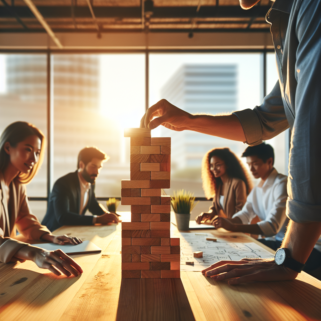 Mann am Schreibtisch mit Laptop, Akten und Modellboot, plant Exit‑Strategie 2026