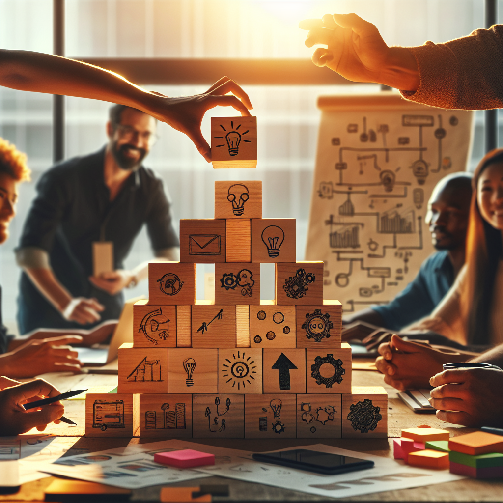 Unternehmer im Büro betrachtet Akten und Diagramme zu Exit, Stiftung und Holding-Optionen