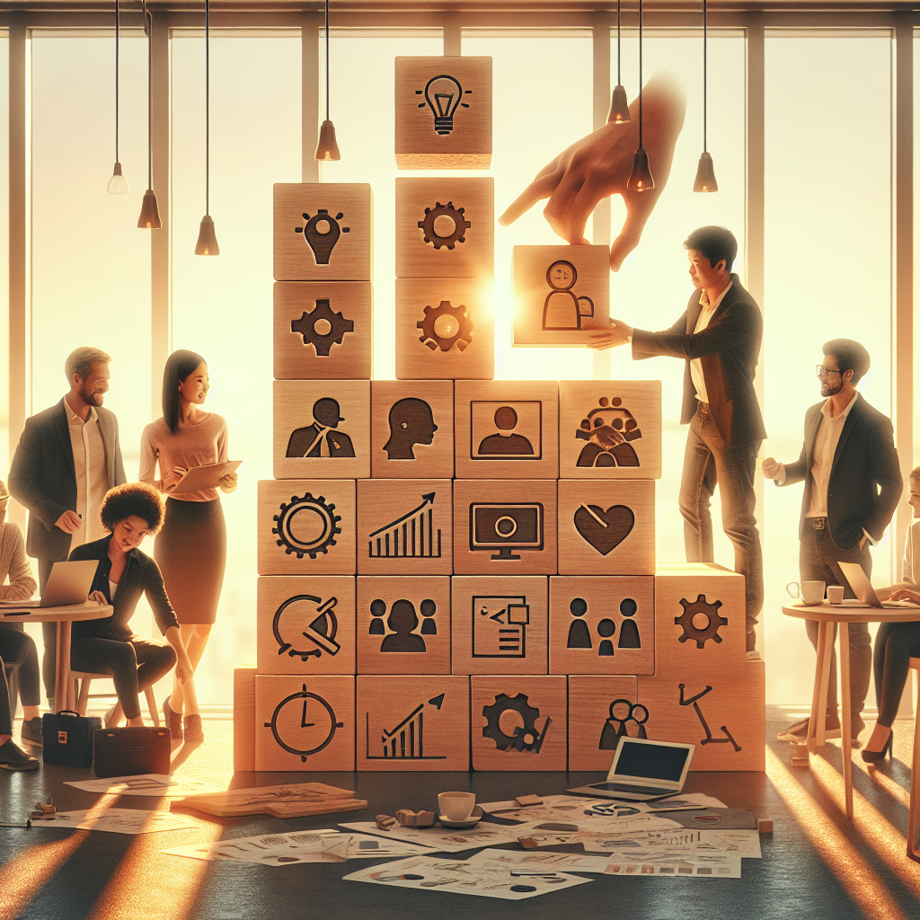 Unternehmer sitzt am Schreibtisch mit Akten, Laptop und EU‑Flagge im Hintergrund