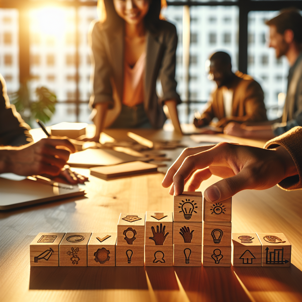 Diagramm auf Laptop zeigt Holding, Stiftung und Kostenverlagerungsoptionen