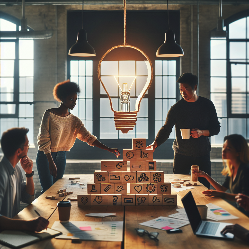 Geschäftsperson sortiert Papierstapel neben Laptop auf Schreibtisch, Thema Bürokratie