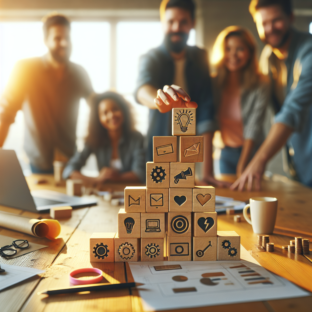 Besorgter Mittelständler mit Akten und Laptop vor Bankfassade, Rechnungen sichtbar