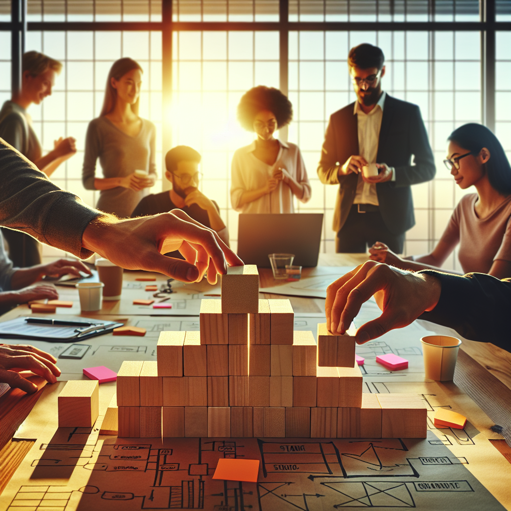 Person am Schreibtisch mit Laptop, Notizen und Cashflow-Tabelle