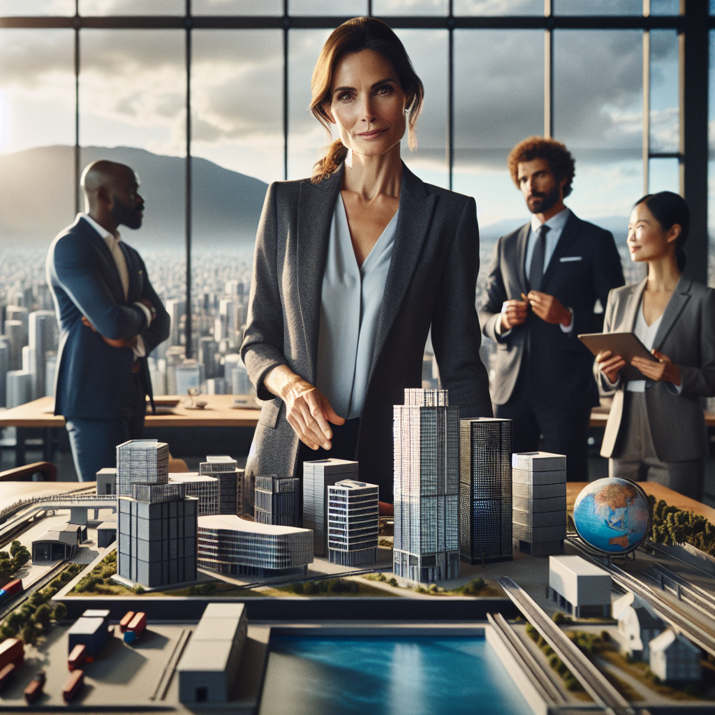 Schematische Darstellung einer Holding mit operativer Firma, Reservegesellschaft und internationalem Standort