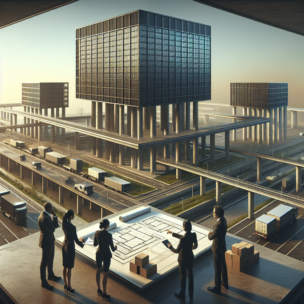 Schematisches Organigramm einer Unternehmensstruktur: zentrale Holding mit mehreren Standorten und Verbindungslinien