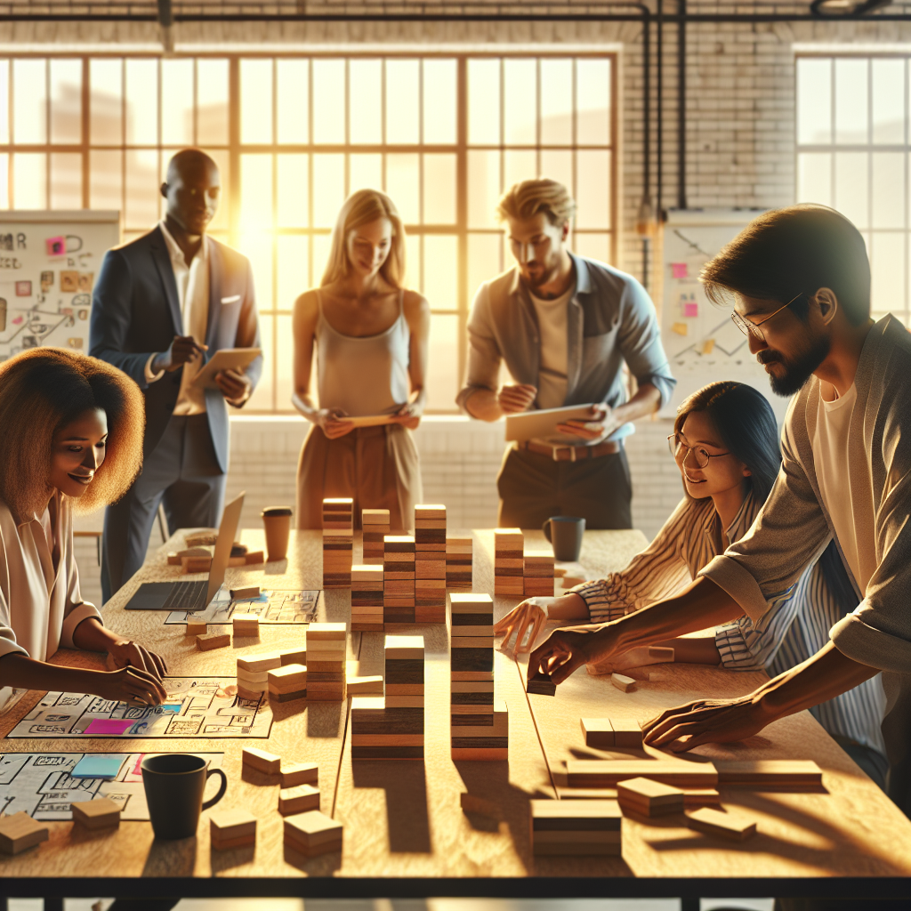 Unternehmer am Laptop vor Weltkarte mit Banklogos und Echtzeit-Kontoübersicht