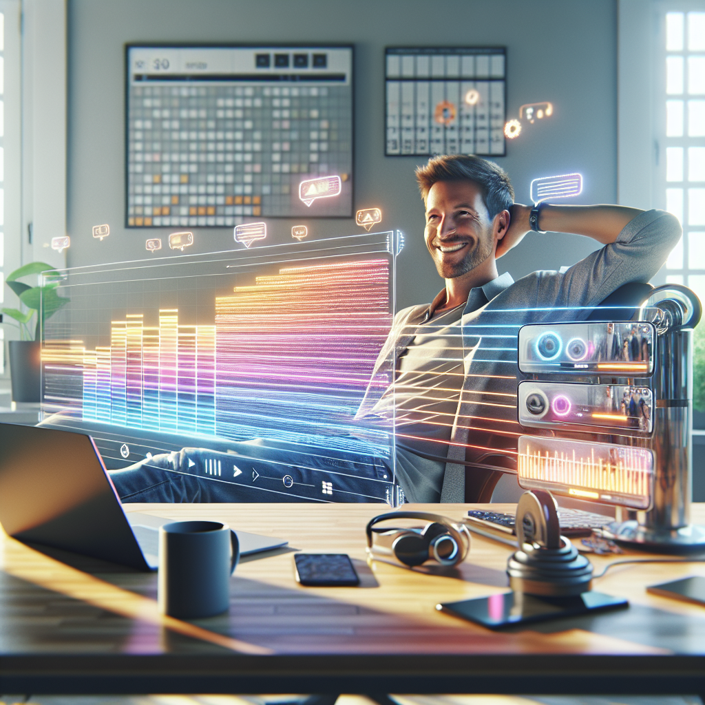 Laptop mit Video-Editor, Timeline und Logos von YouTube, Reels, Shorts, TikTok