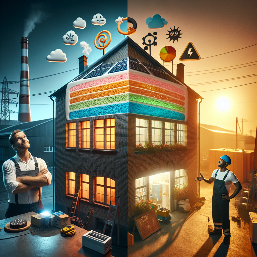 Nahaufnahme einer Stromrechnung mit markierten Netz-, CO2- und Klimaabgaben