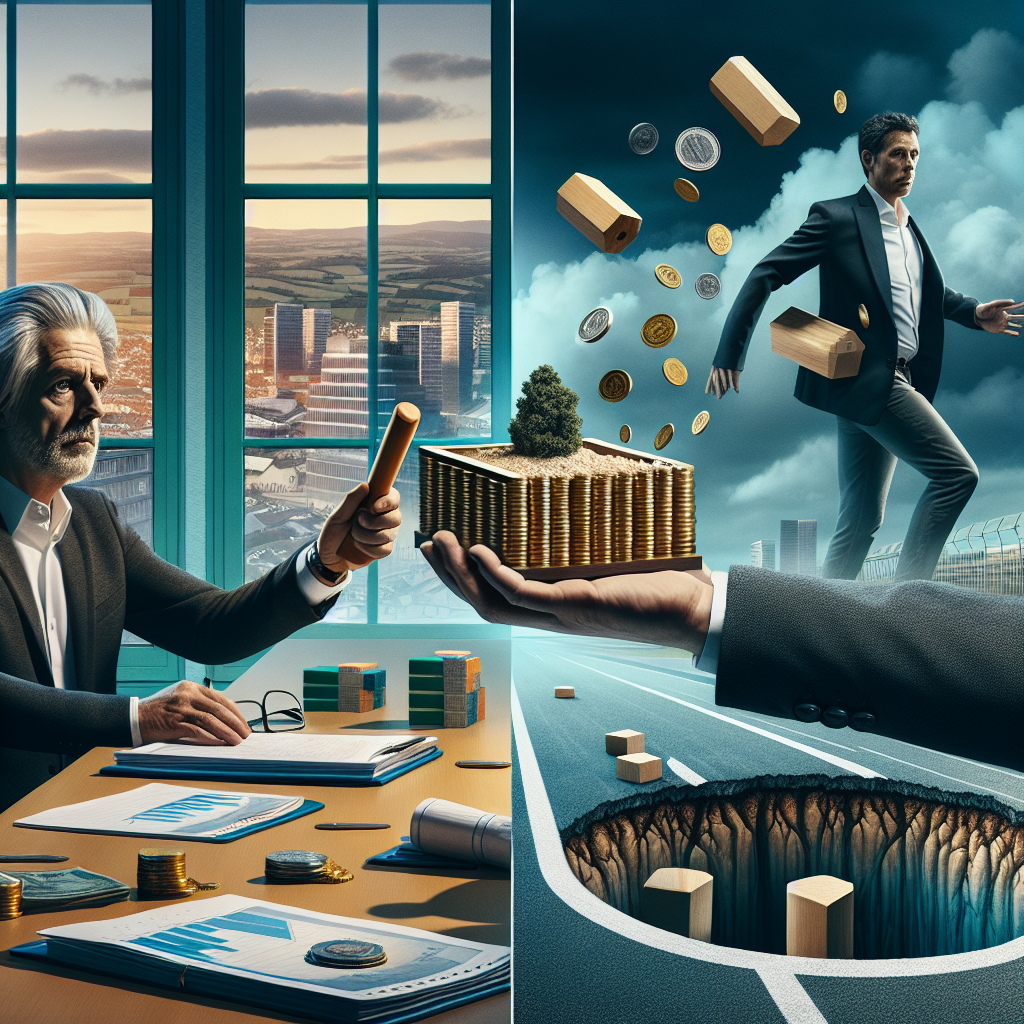 Älterer Unternehmer übergibt Schlüssel an Sohn als Symbol der Unternehmensnachfolge