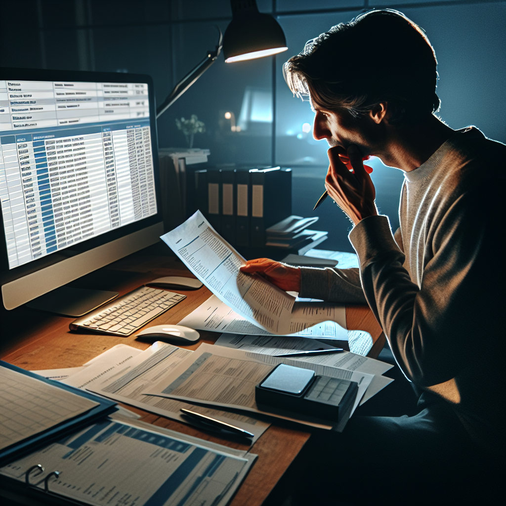 Person am Laptop prüft Dokumente und Checkliste, Kalender zeigt 2026