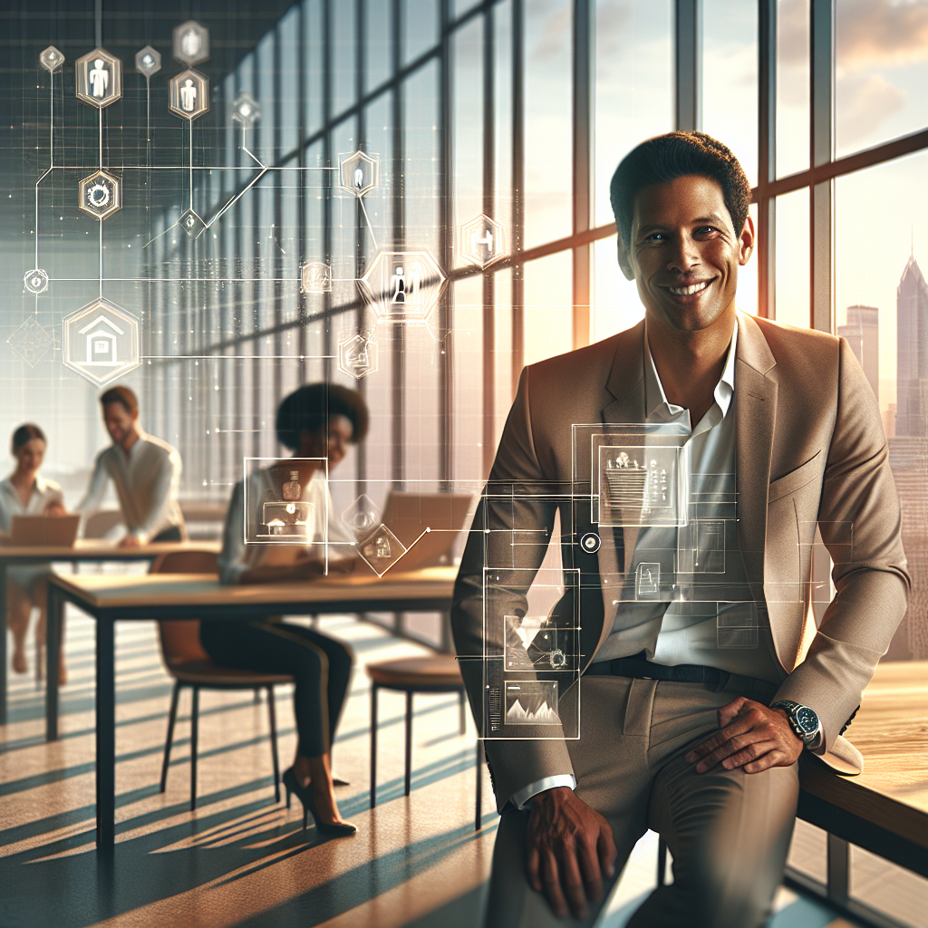 Mehrere Mitarbeitende am Tisch mit Laptop und Prozessdiagramm, erstellen SOPs für Unternehmenswachstum