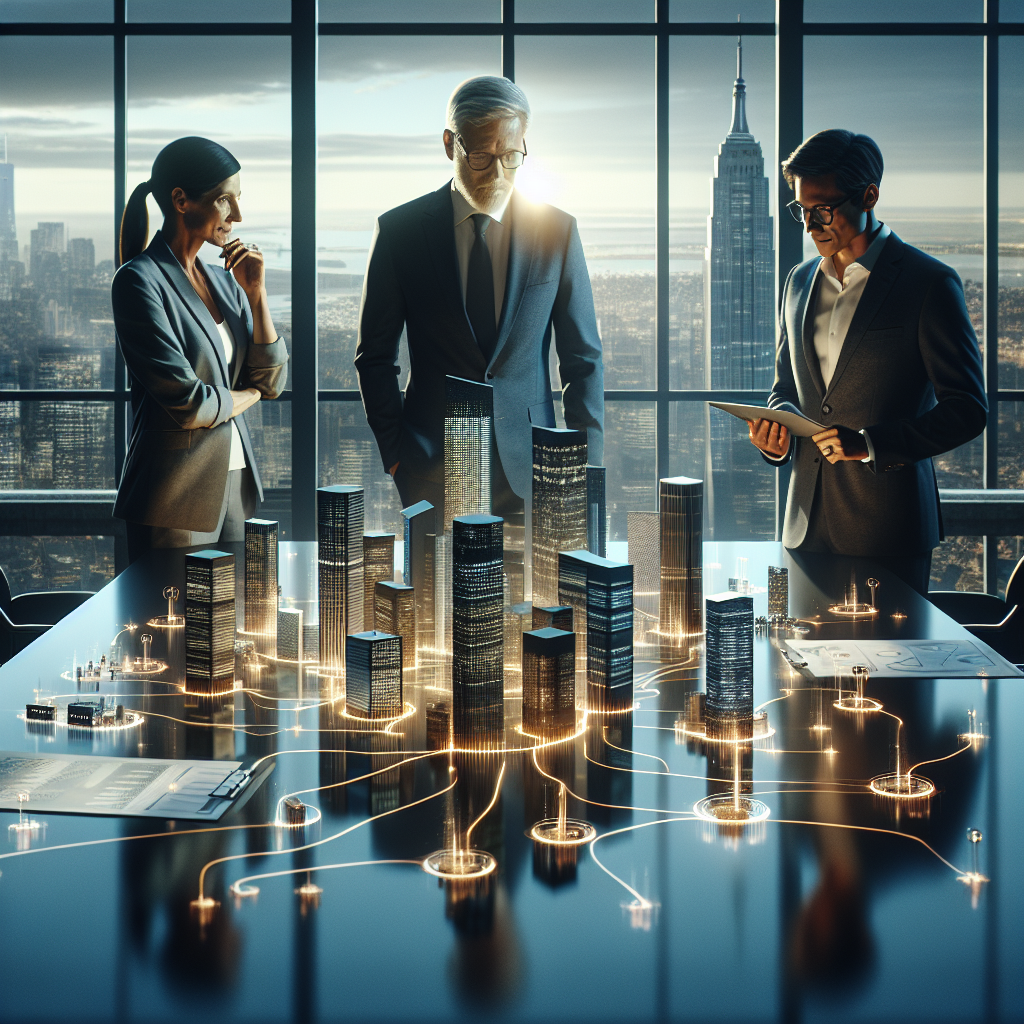 Geschäftsmann prüft Finanzdiagramme auf Tablet, Münzstapel und Weltkarte im Hintergrund