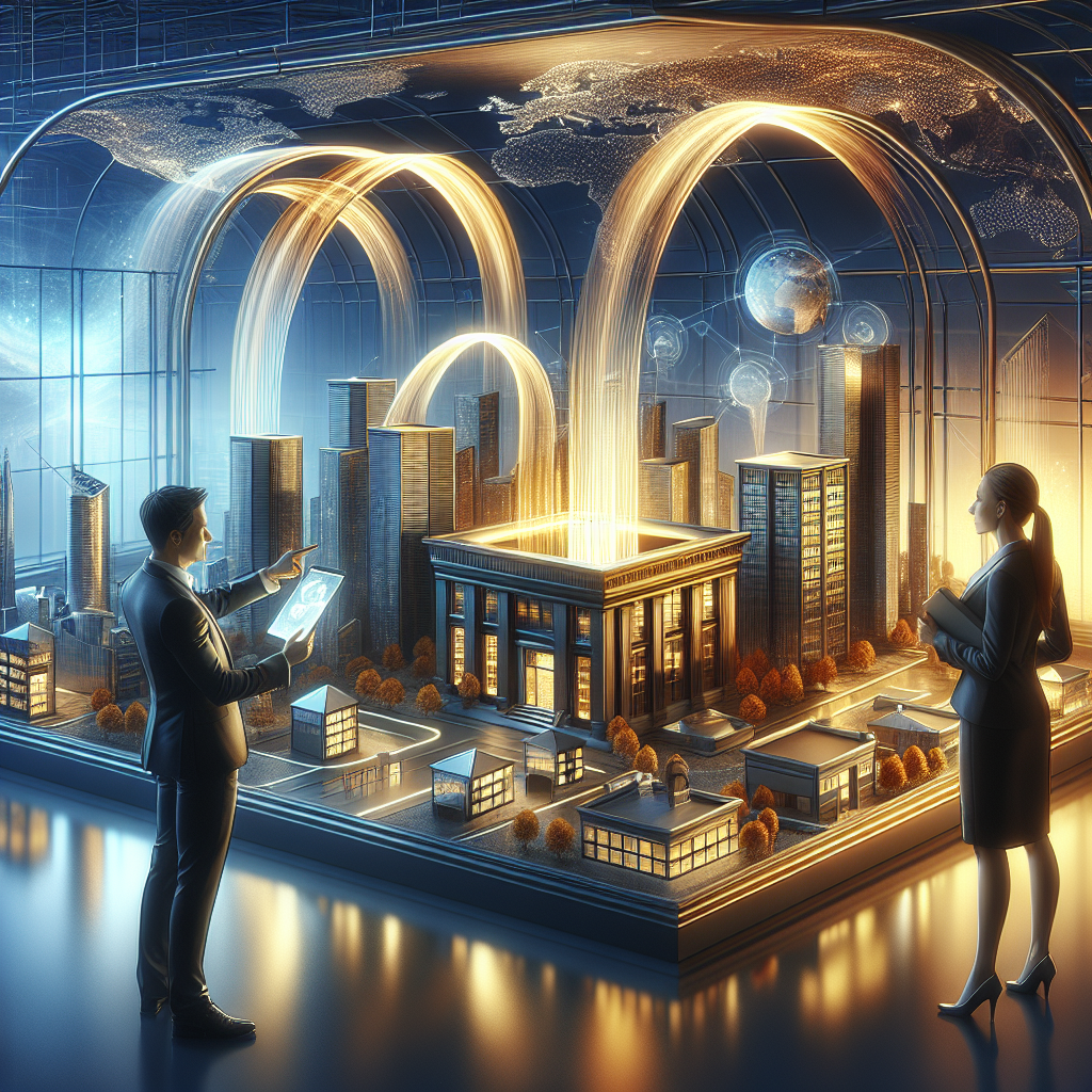 Geschäftsteam über Finanzdiagramm, Münzstapel und Weltkarte symbolisiert internationale Holding