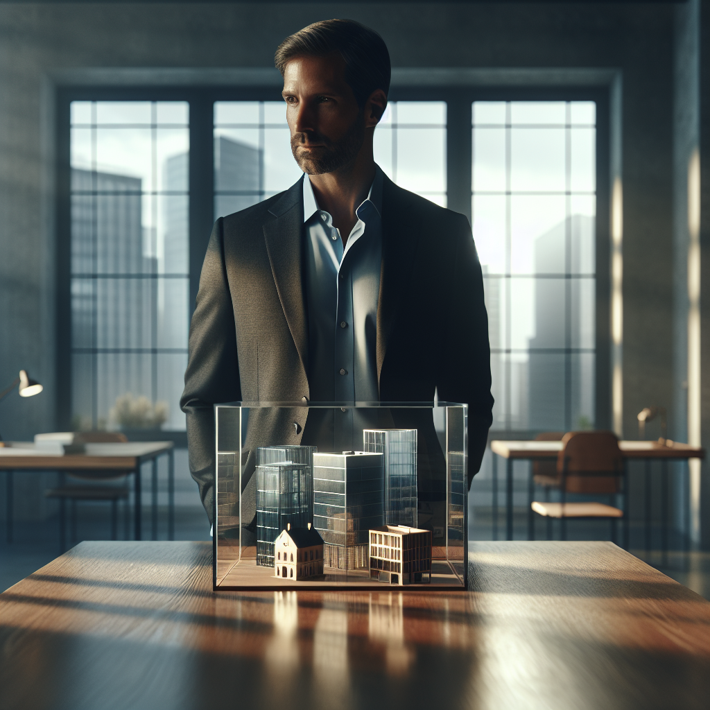 Gestapelte Kartons beschriftet mit 'Holding', 'Tochter', 'Immobilie' für Vermögensschutz